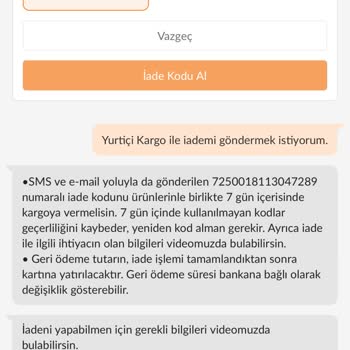 Yanlış Ürün Gönderimi Ve İade Sorunu