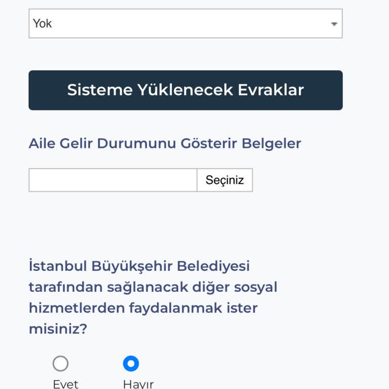 İBB Burs Başvurusunda Belge Sorunu