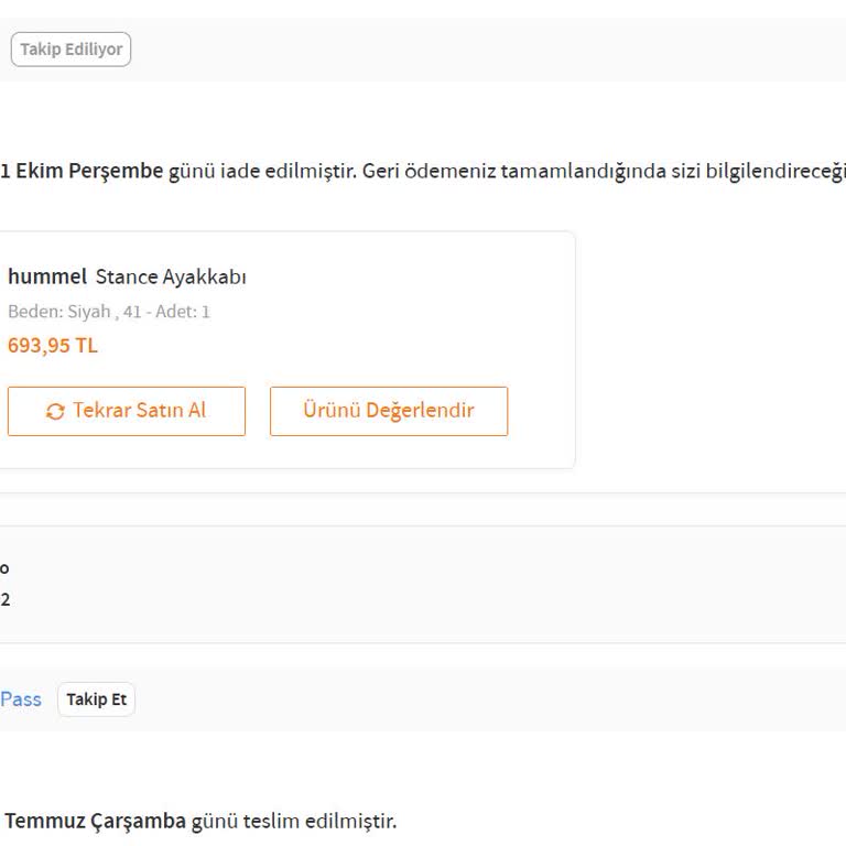 Trendyol Kampanyası Ve Ayakkabı İade Sorunu