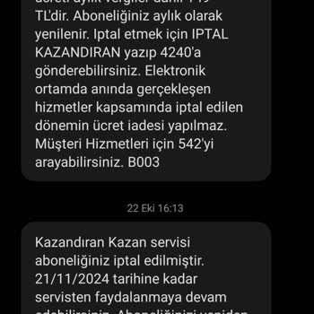 Yanıltıcı Mesajla Başlatılan Abonelik Ücreti Talebi