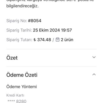 Siparişimin Kargolanmaması Ve İletişim Sorunları