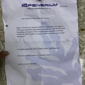 Fenerium Mağazasında Hayal Kırıklığı