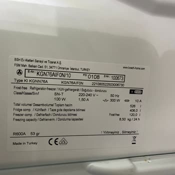 Bosch Buzdolabında Beklenmedik Paslanma Sorunu
