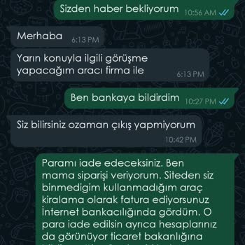 Yanlış İşlem Ve Hakaret: Acil İade Talebi