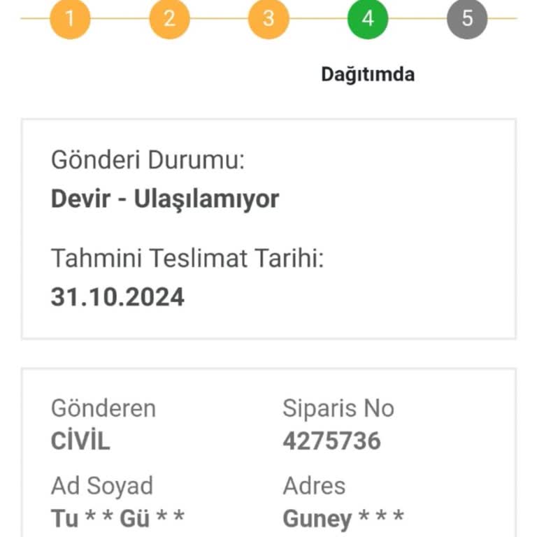 Kargo Şirketinin Teslimat Sorunları Ve İletişim Eksikliği