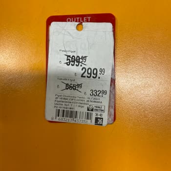 Etiket Fiyatı Değişikliği Ve İade Çeki Sorunu