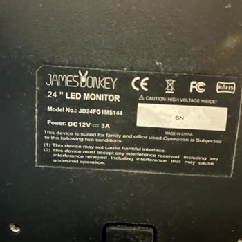 James Donkey Monitörde Garantiye Rağmen Kararma Sorunu