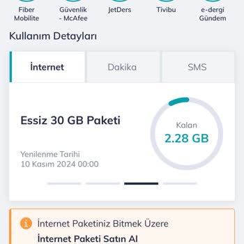 İnternet Paketim Neden Çabuk Bitiyor?