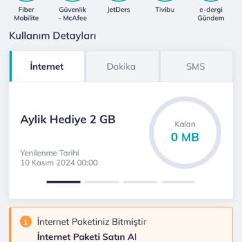 İnternet Paketim Neden Çabuk Bitiyor?
