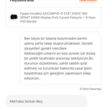 Yanlış İşlemler Ve Bilgim Dışında Yapılan Para İadesi
