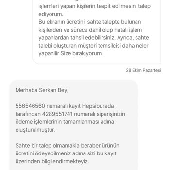 Yanlış İşlemler Ve Bilgim Dışında Yapılan Para İadesi