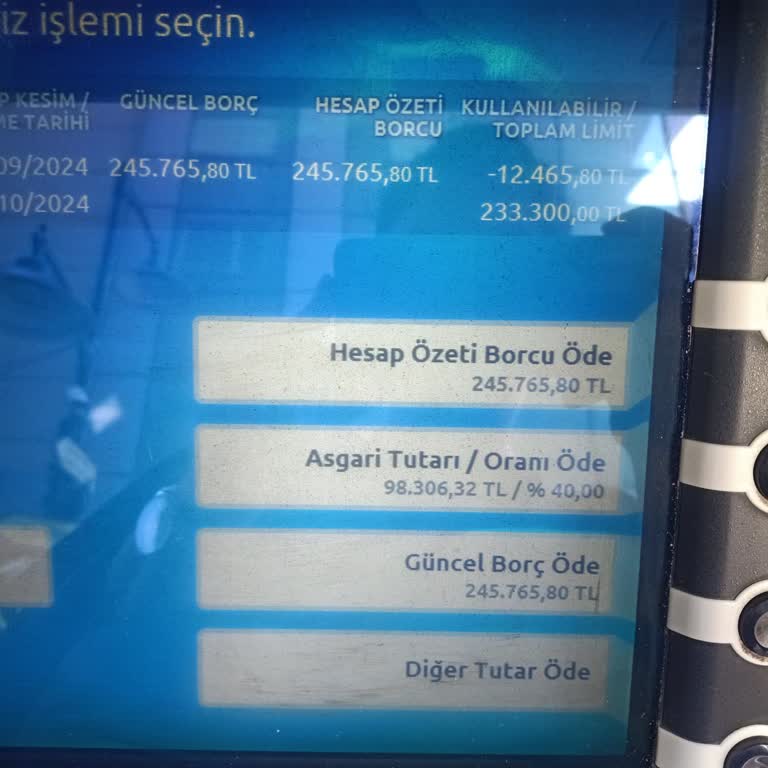 Emekli Babamın Kredi Kartı Yapılandırma Sorunu