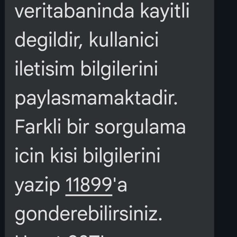 Bilinmeyen Numara Sorgusunda Gizli Ücret Şoku