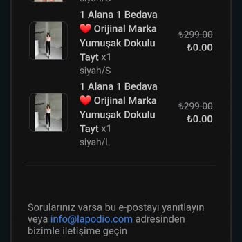 La Podio Butik Yanıltıcı Kampanya Ve Eksik Ürün Teslimatı