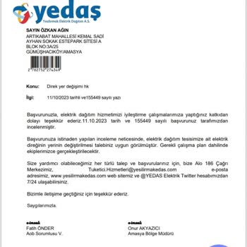 YEDAŞ Elektrik Direği Nedeniyle İnşaat Gecikmesi Ve Çözüm Beklentisi