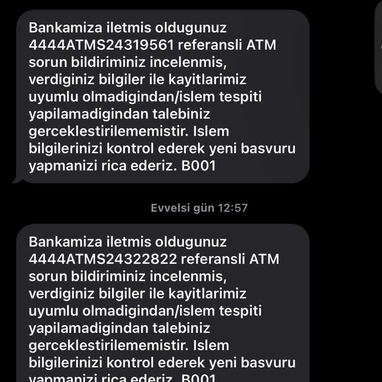 ATM Para Yatırma Sorunu Ve Çözüm Beklentisi
