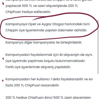 Chippin Kampanyasında Haksızlık: Kazanılan Puanlar Yüklenmedi!