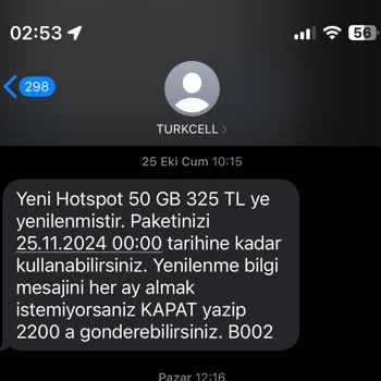 Turkcell'in İstenmeyen Paket Yenileme Sorunu