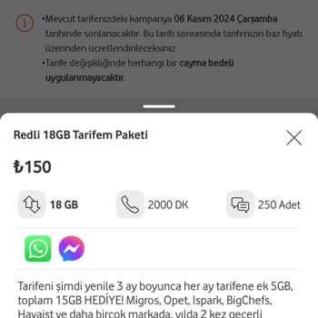 Vodafone Tarifelerinde Adaletsiz Fiyatlandırma