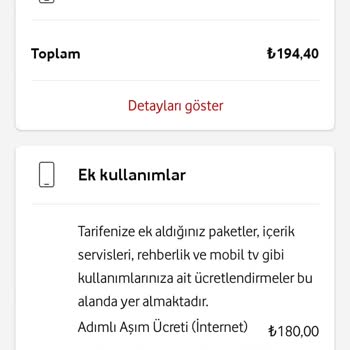 Vodafone Faturalarında Sürekli Fazla Ücret Sorunu