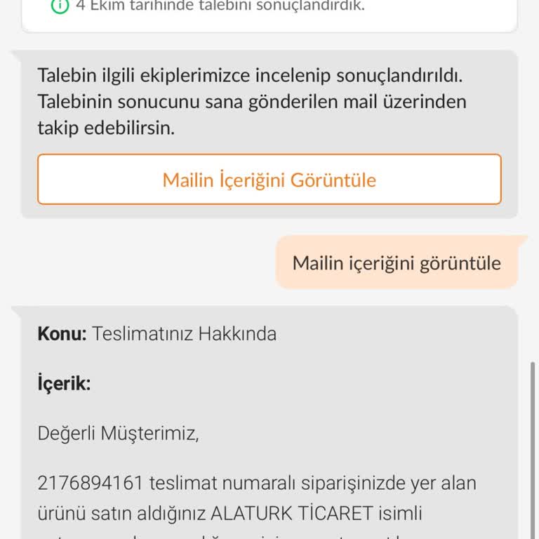 Garanti Süresi Dolmadan Çözüm Bulunamayan Ürün