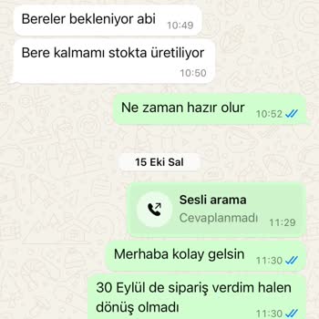 Sipariş Verildi, Ürünler Halen Yok