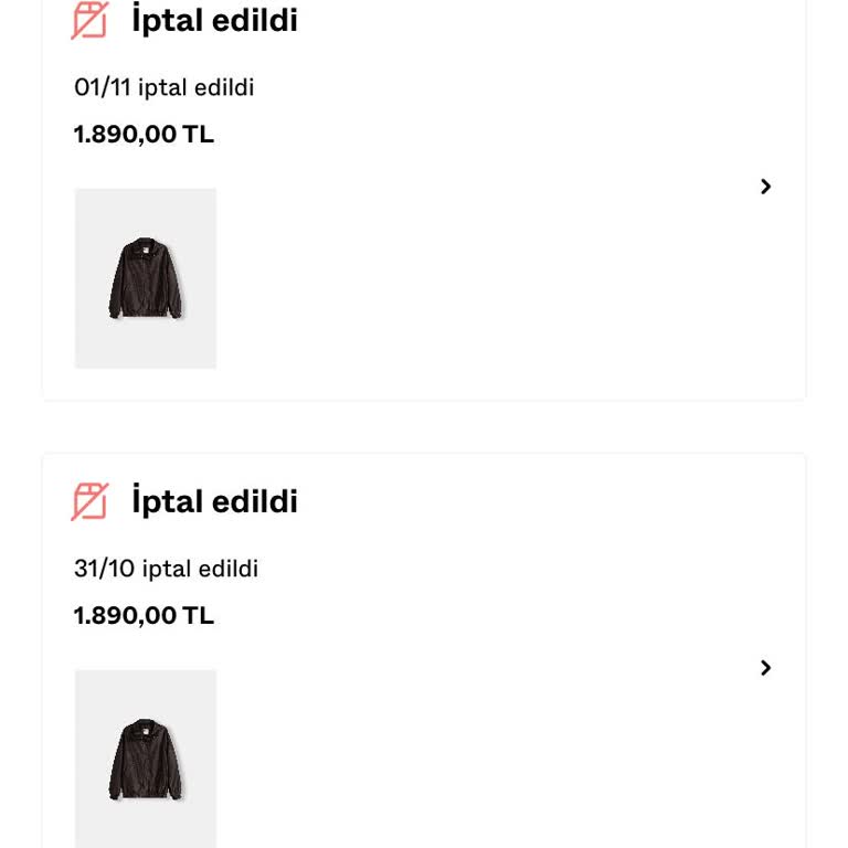 Bershka'dan İptal Edilen Sipariş Sorunu