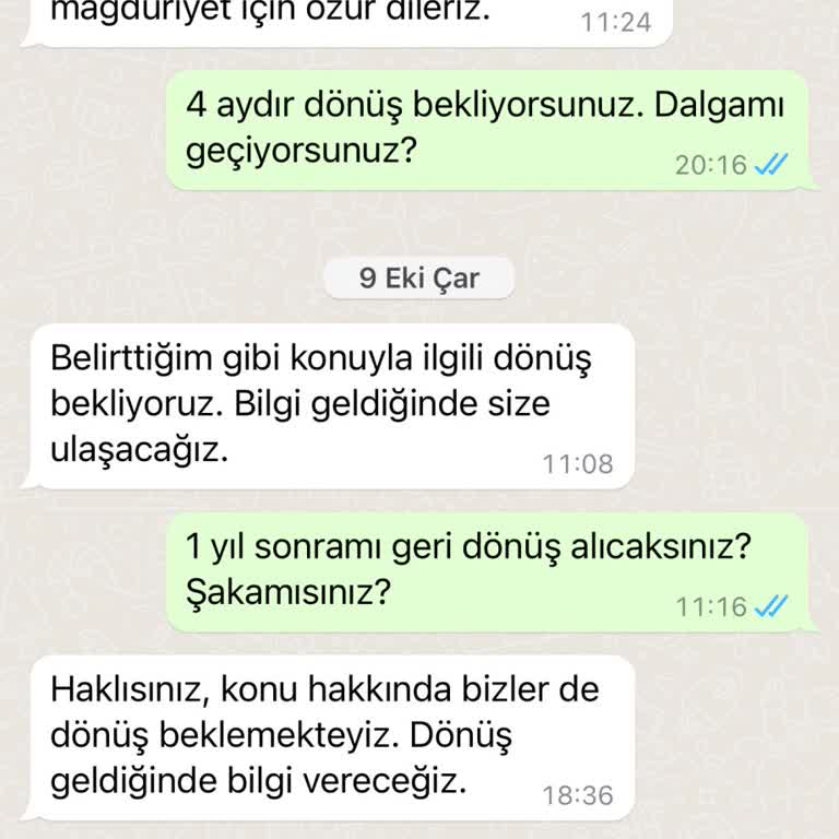 Uzun Süreli İade Bekleyişi