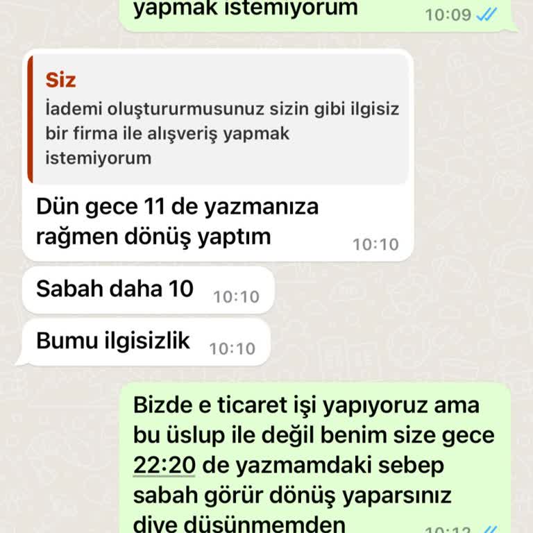 Müşteri Saygısızlığı Ve Ticari Ahlak Eksikliği