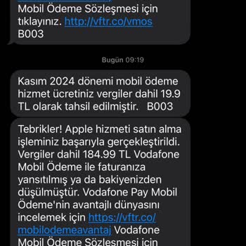 Vodafone'un Uygulama İçi Satın Alım Sorunu