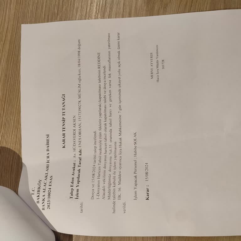 Yanlış Bloke İşlemi İle Mağduriyet