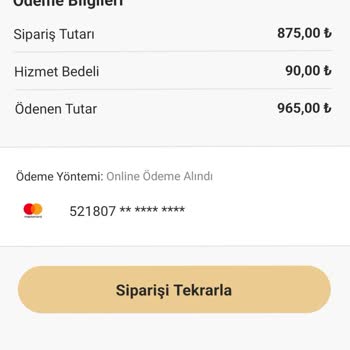 Fuudy Uygulamasından Aldığımız Hizmetin Faturasını Kesmiyor!