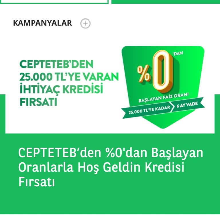 Yanıltıcı Kampanya Bilgilendirmesi