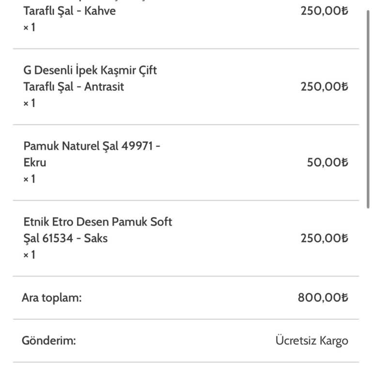 Organic Scarfs Sipariş İptali Ve İade Talebi: Yanıtsız Kalan İletişim Kanalları!