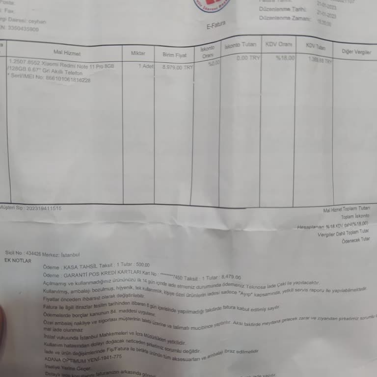 Teknosa'dan Aldığım Telefonun Garanti Sürecinde Mağduriyet Yaşadım