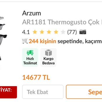 Arzum'un Fiyat Politikası Müşterileri Mağdur Ediyor