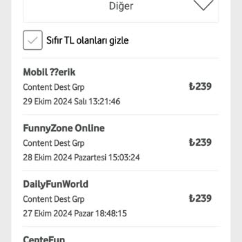 Vizyon Elektronik Para Vodafone Faturama Yansıtılan Haksız Ücretler Ve Çözülmeyen Mağduriyetim