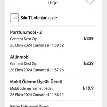 Vizyon Elektronik Para Vodafone Faturama Yansıtılan Haksız Ücretler Ve Çözülmeyen Mağduriyetim
