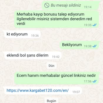 Kazanç Çekim Talebim Haksız Yere Reddedildi