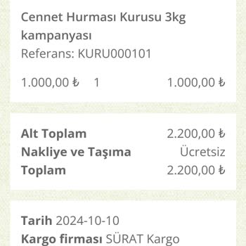 Geç Gelen Siparişler Ve Kalitesiz Ürünler