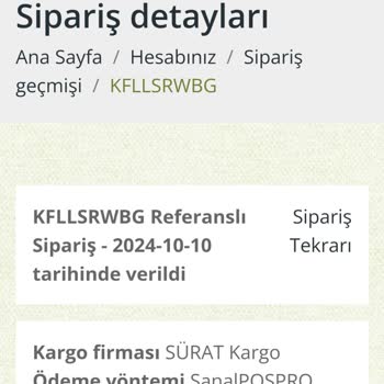 Geç Gelen Siparişler Ve Kalitesiz Ürünler