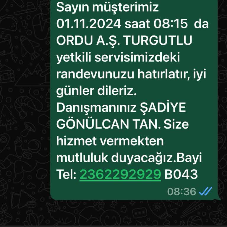 Renault Ordu Şubesi'nde Süregelen Hizmet Eksiklikleri