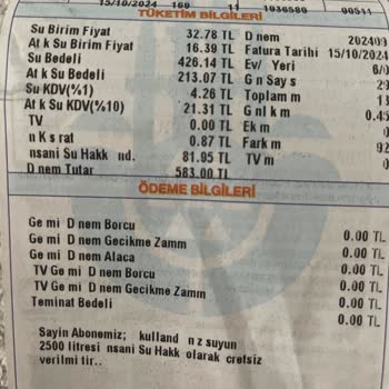 İSKİ Faturalarında Haksız Atık Su Bedeli İadesi Talebi