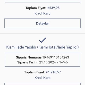Yanlış Sipariş İadesi Ve İletişim Sorunu