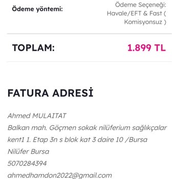 Sipariş Verdiğim Elbise Dolabı Teslim Edilmedi