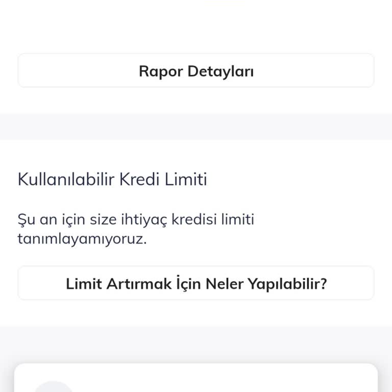 Kredi Notumun Yeniden Değerlendirilmesi Talebi