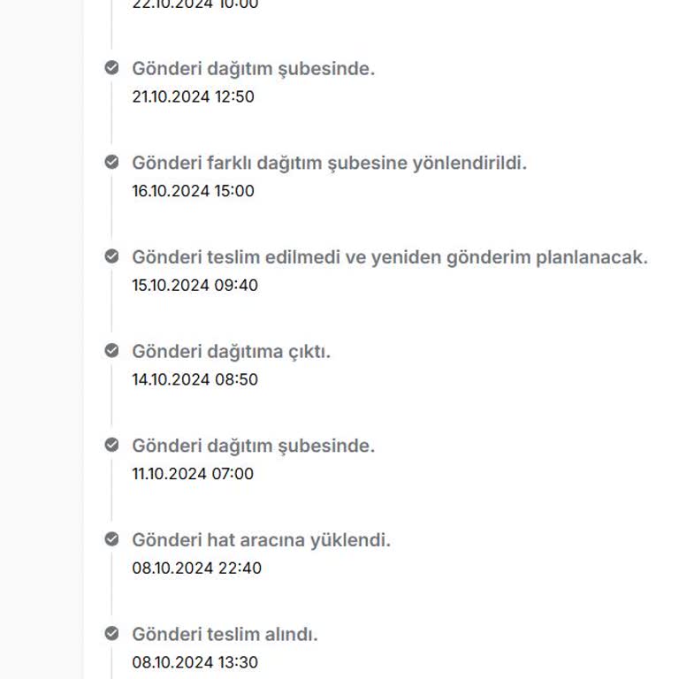 Teslimat Karmaşası Ve Yanıltıcı Bilgilendirme