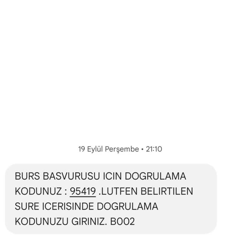 Öğrenci Bursu Başvurusuna Yanıt Bekleniyor