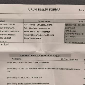 İstikbal Keçiören Şubesi Teslimat Sorunları