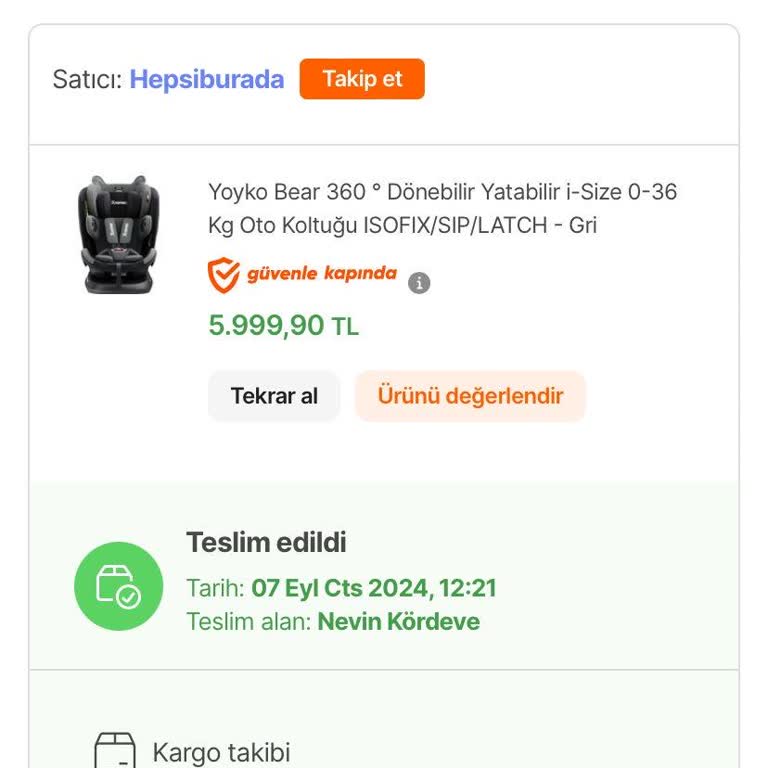 Fiyat Farkı İadesi Talebi